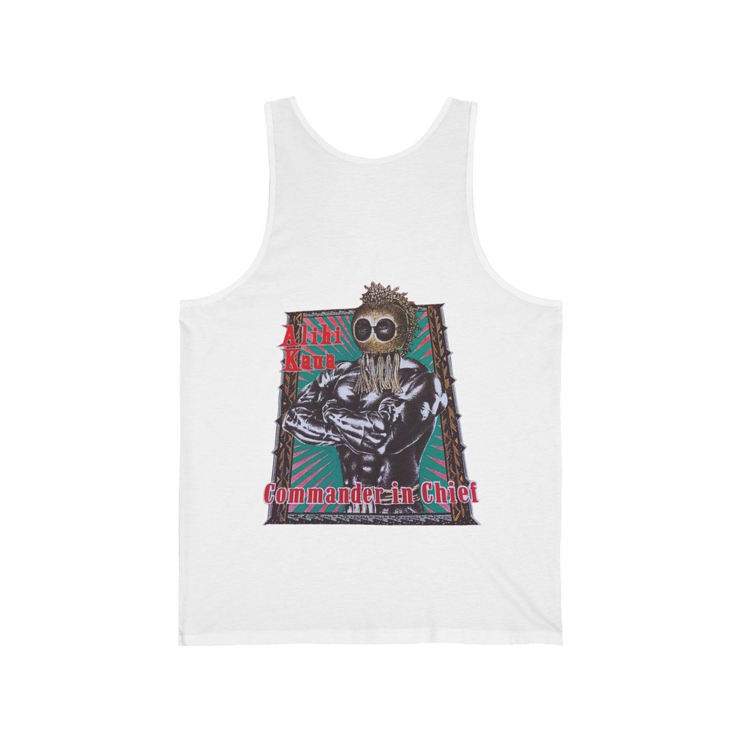 Hawaiian Strength Alihi Kaua Commander in Chef Vintage Design 90s New Print Unisex Jersey Tank