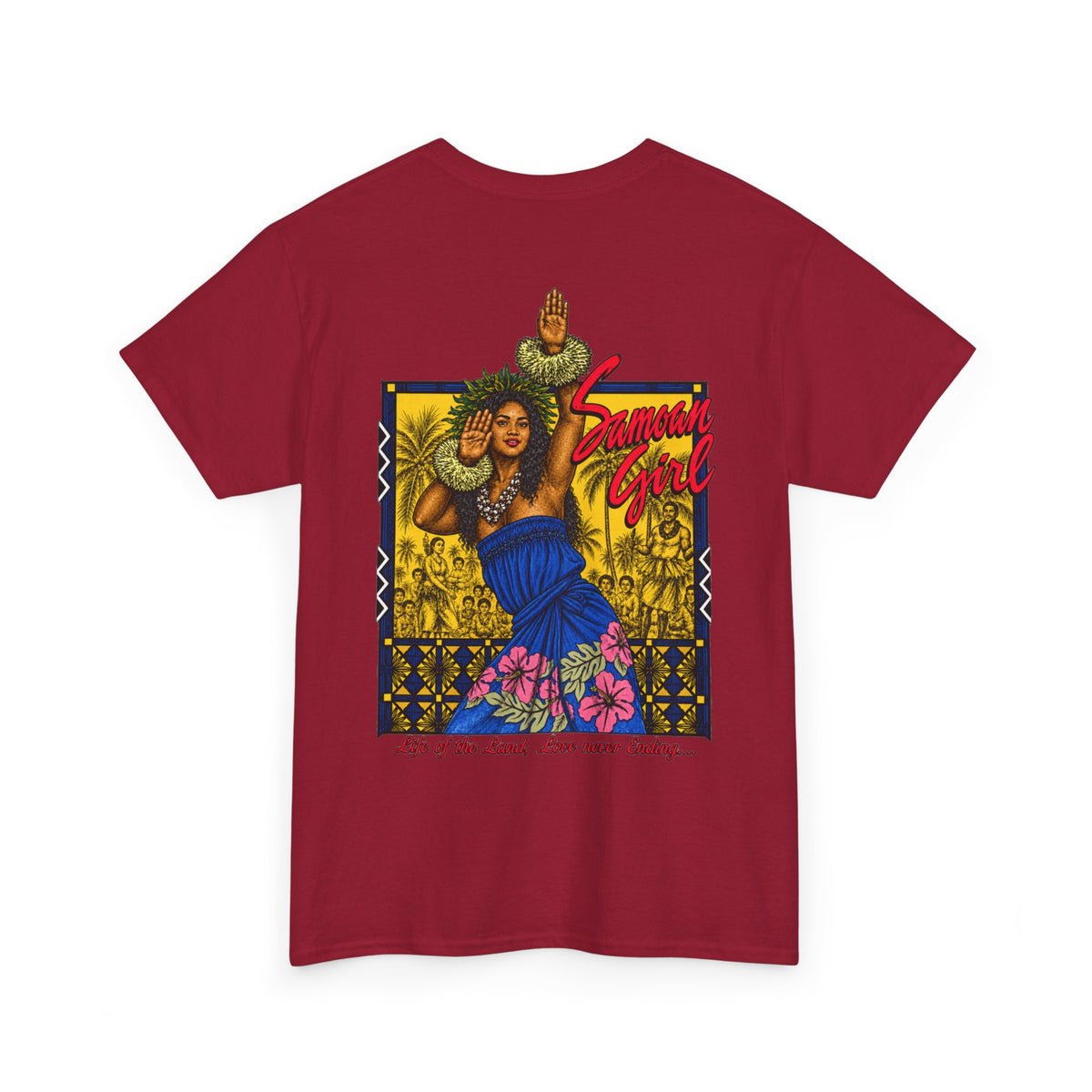 Samoan Strength Samoan Girl Unisex Heavy Cotton Tee