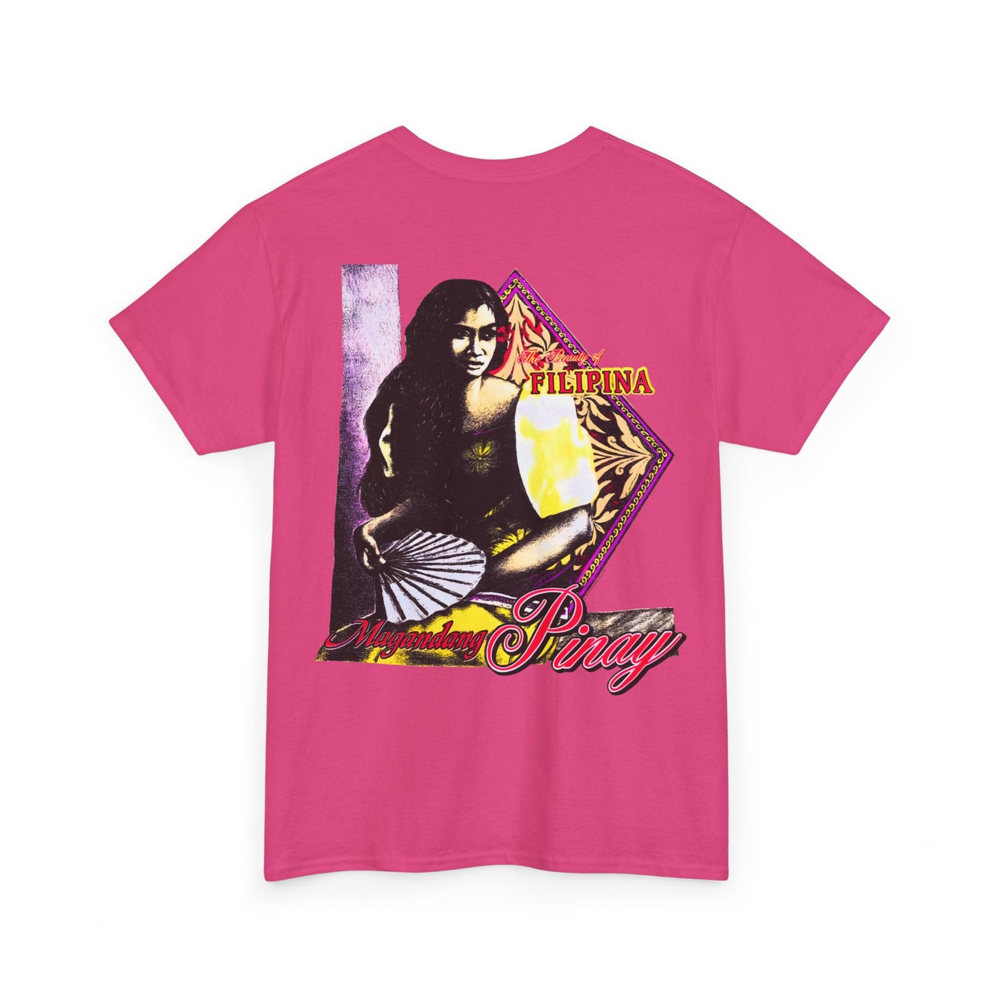 Filipino Strength The Beauty Of Filipina Magandang Pinay Vintage Design 90s New Print T-shirt Unisex Heavy Cotton Tee