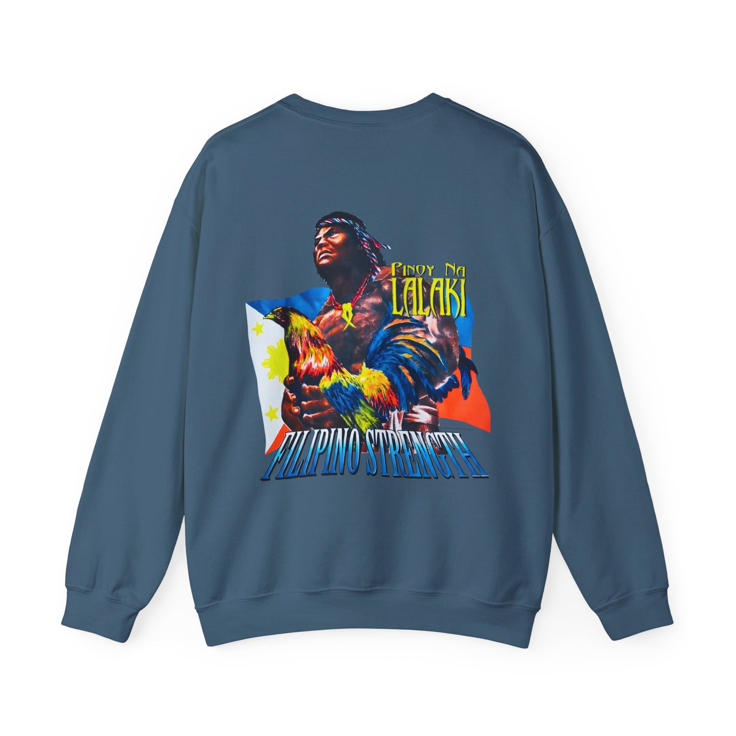 Filipino Strength Pinoy na Lalaki Vintage Design 90s New Print Unisex Heavy Blend™ Crewneck Sweatshirt