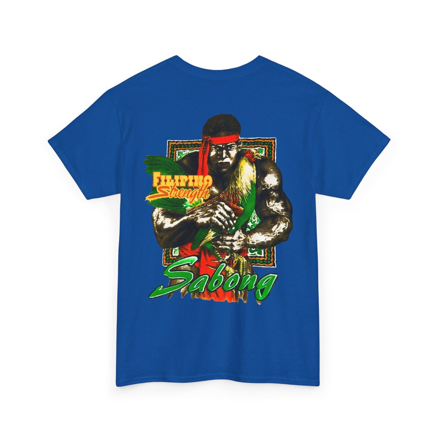 Filipino Strength Sabong Shirt Vintage Design 90s New Print T-shirt Unisex Heavy Cotton Tee