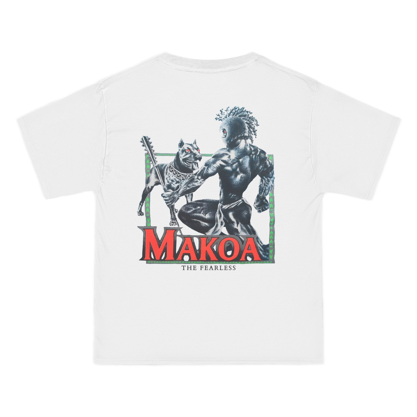 Hawaiian Strength Makoa The Fearless Vintage Design 90s New Print Beefy-T®  Short-Sleeve T-Shirt