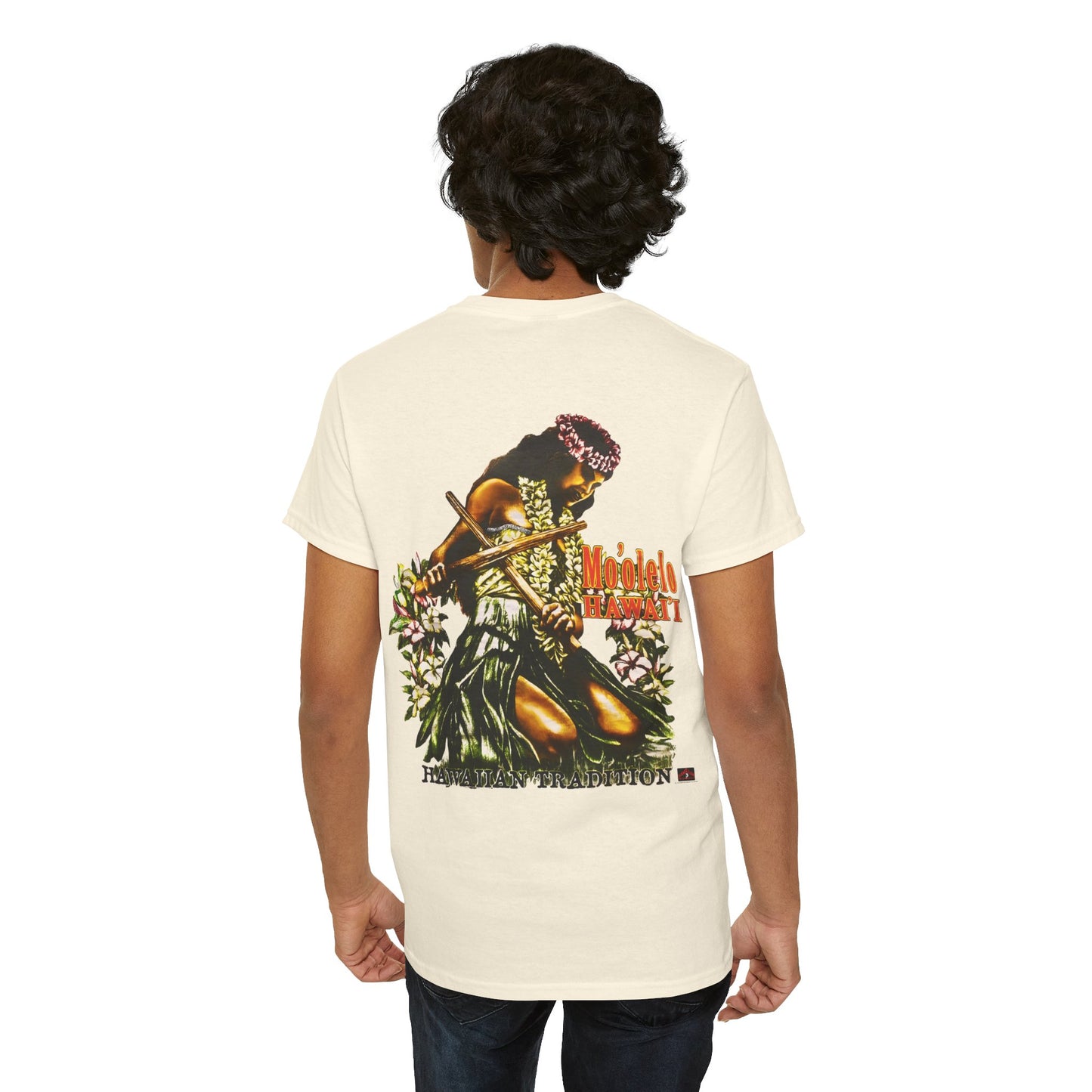 Hawaiian Strength Hawaiian Tradition Mo'olelo Hawai'i Vintage Design 90s New Print T-shirt Unisex Heavy Cotton Tee