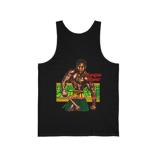 Local Strength Tongan Power Unity of Polynesian Strength Unisex Jersey Tank