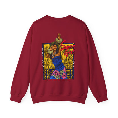 Samoan Strength Samoan Girl Unisex Heavy Blend™ Crewneck Sweatshirt