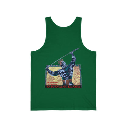 Hawaiian Strength The Champions of the Land Ka Pukaua Ahi Ka Nana Vintage Design 90s New Print Unisex Jersey Tank