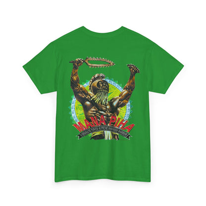 Hawaiian Strength Mana Piha Vintage Design 90s New Print Unisex Heavy Cotton Tee