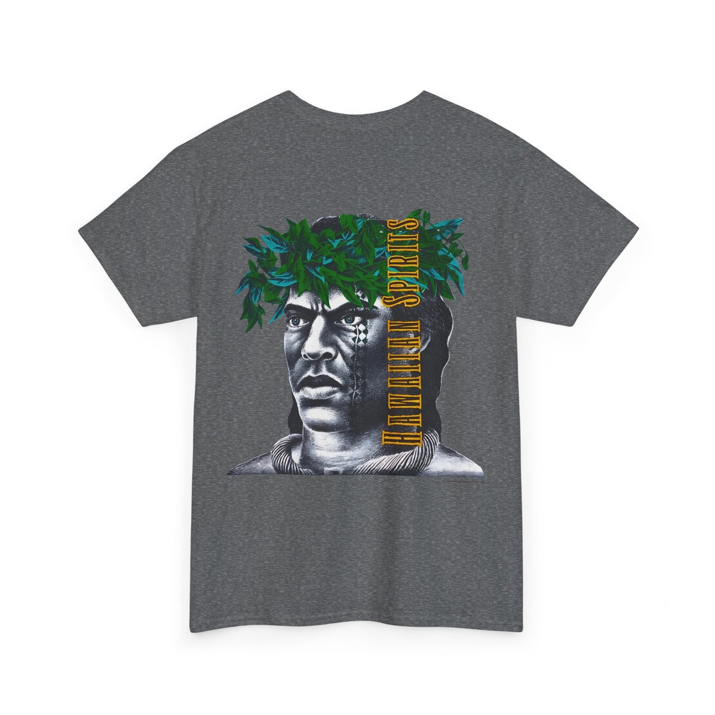 Hawaiian Strength Hawaiian Spirits Vintage Design 90s New Print Unisex Heavy Cotton Tee