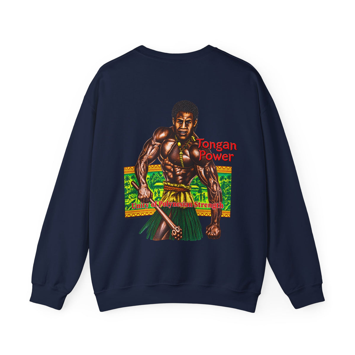 Local Strength Tongan Power Unity of Polynesian Strength Unisex Heavy Blend™ Crewneck Sweatshirt