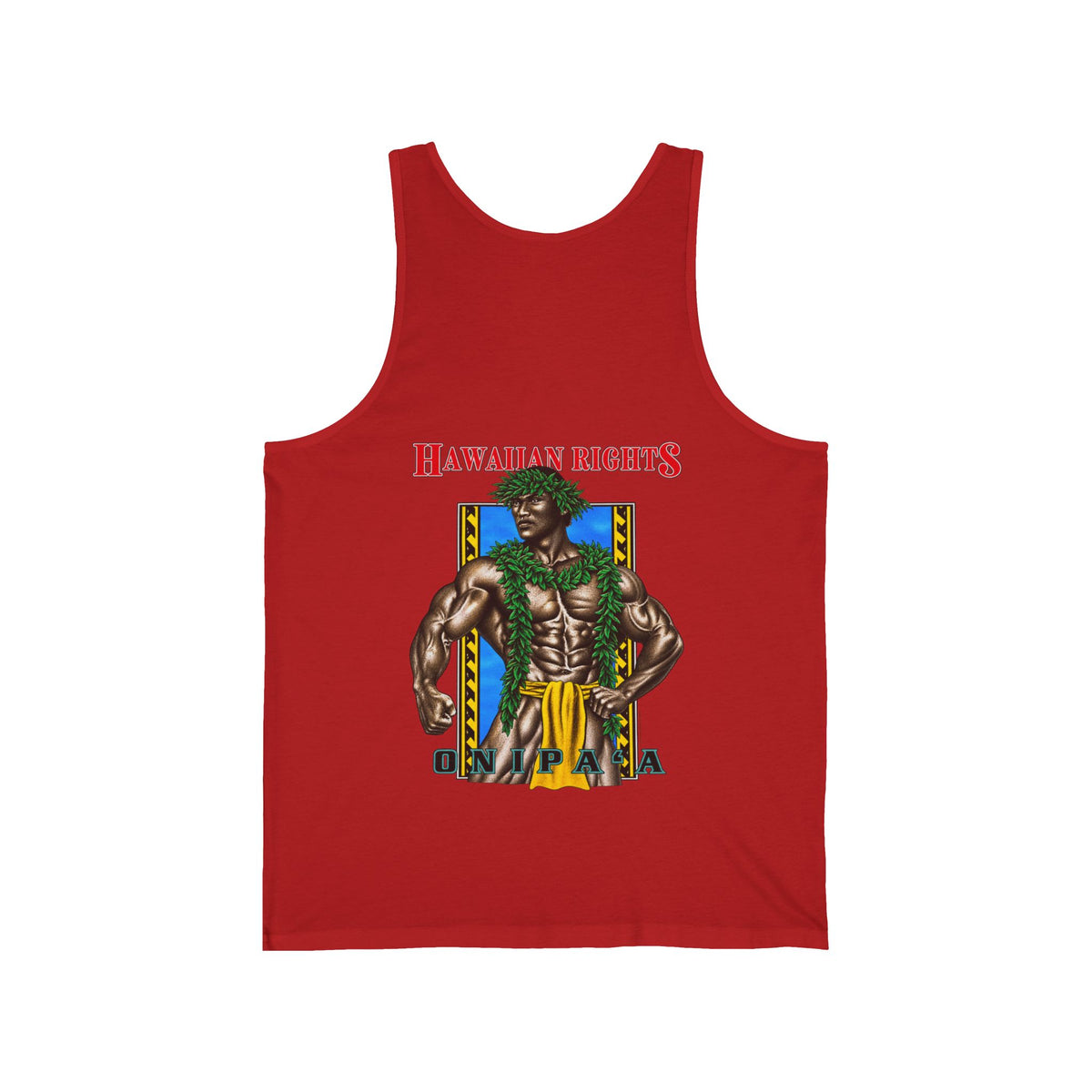 Hawaiian Strength Onipa’a Hawaiian Rights Unisex Jersey Tank