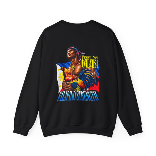 Filipino Strength Pinoy na Lalaki Unisex Heavy Blend™ Crewneck Sweatshirt
