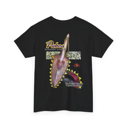 Hawaiian Strength Pahoa Hawaiian Dagger Vintage 90s Design New Print Unisex Heavy Cotton Tee