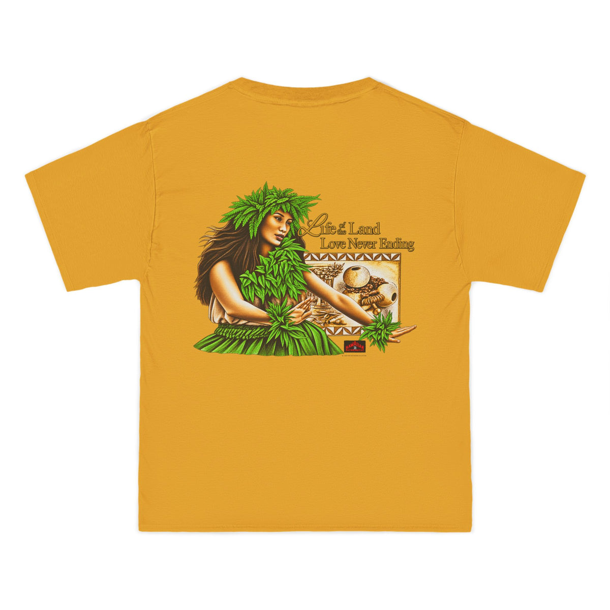 Hawaiian Strength Life of the Land Love Never Ending Beefy-T®  Short-Sleeve T-Shirt
