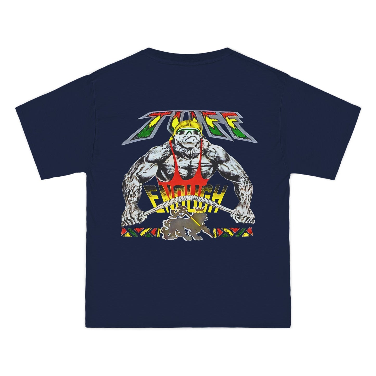Jawaiian Strength Tuff Enough Vintage Design 90s New Print Beefy-T®  Short-Sleeve T-Shirt