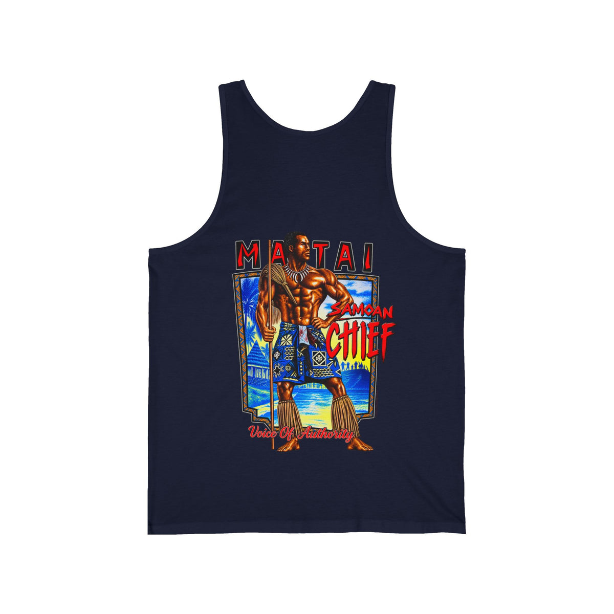 Samoan Strength Samoan Chief Matai Unisex Jersey Tank
