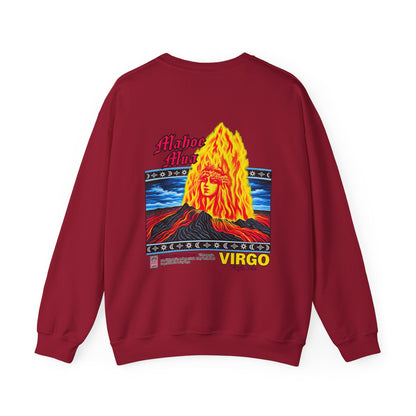 Hawaiian Strength Mahoe Mua Virgo Virgin Pele Unisex Heavy Blend™ Crewneck Sweatshirt