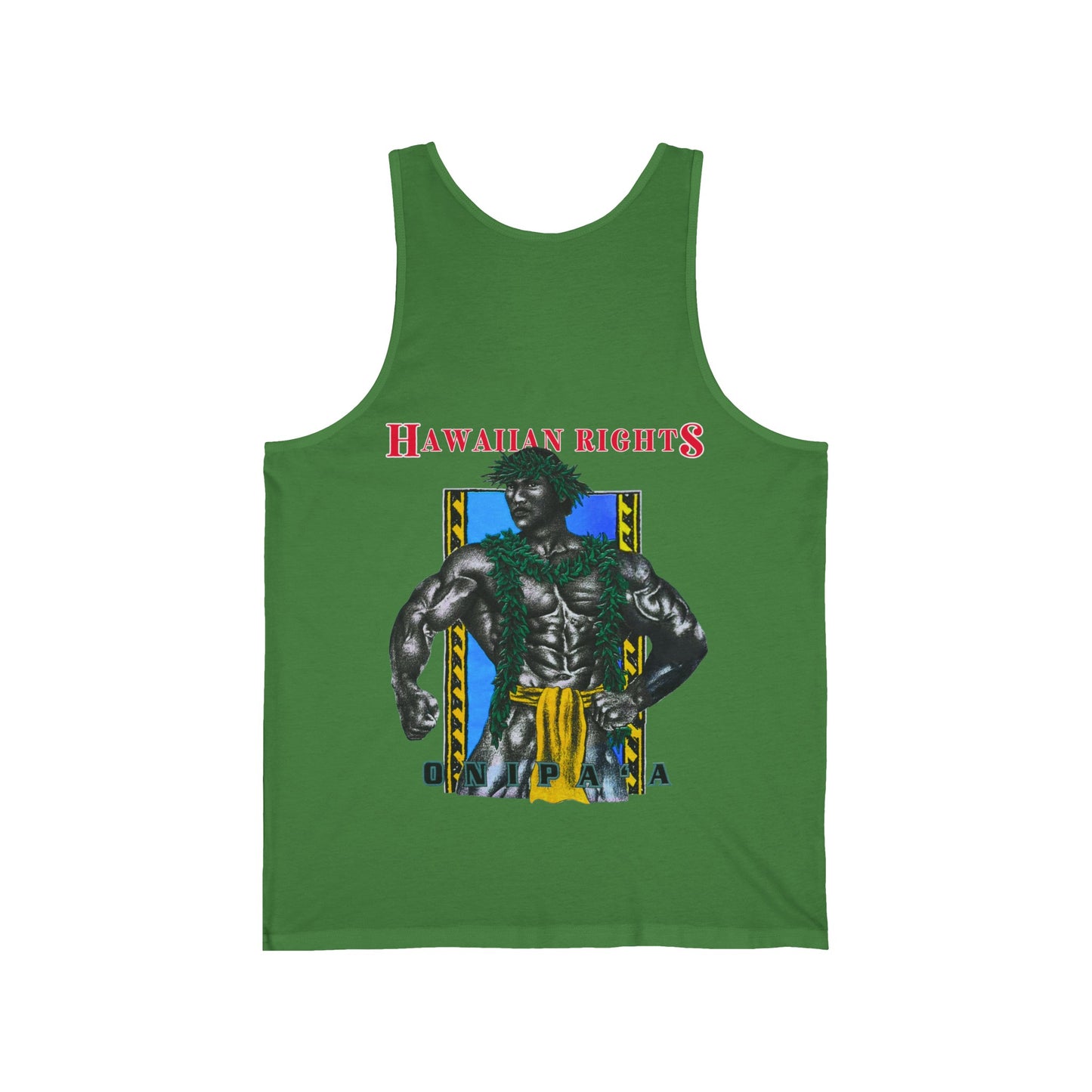 Hawaiian Strength Onipa’a Hawaiian Rights Vintage Design 90s New Print Unisex Jersey Tank