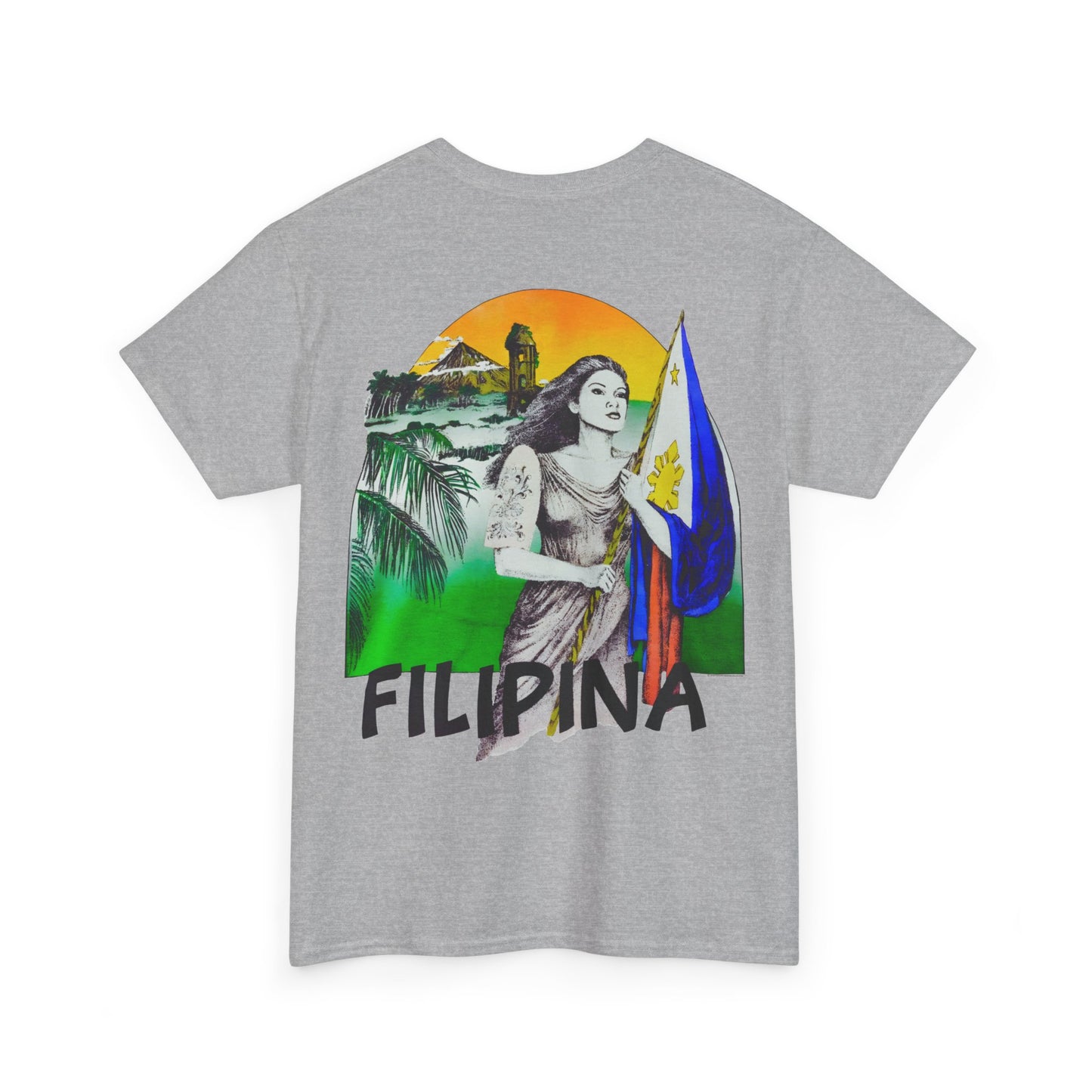 Filipino Strength Filipina Vintage Design 90s New Print Unisex Heavy Cotton Tee