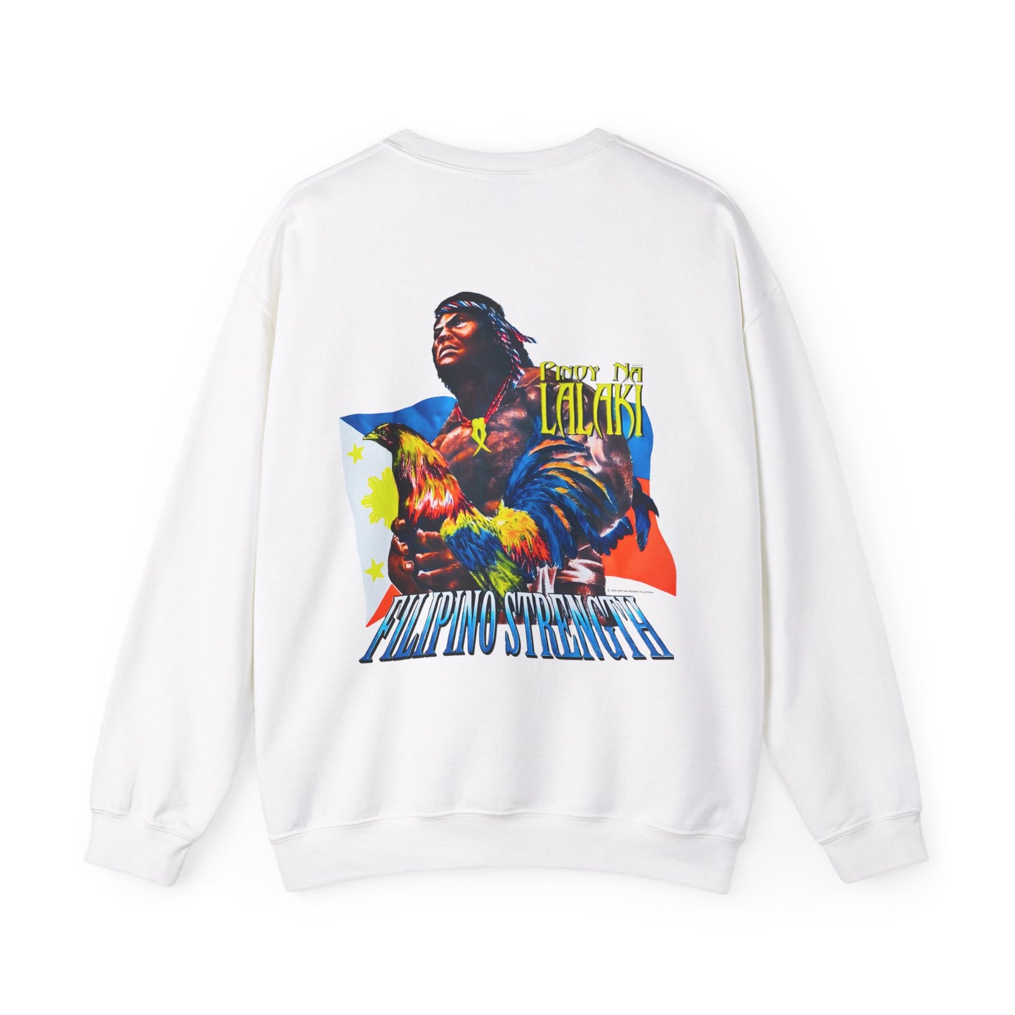 Filipino Strength Pinoy na Lalaki Vintage Design 90s New Print Unisex Heavy Blend™ Crewneck Sweatshirt