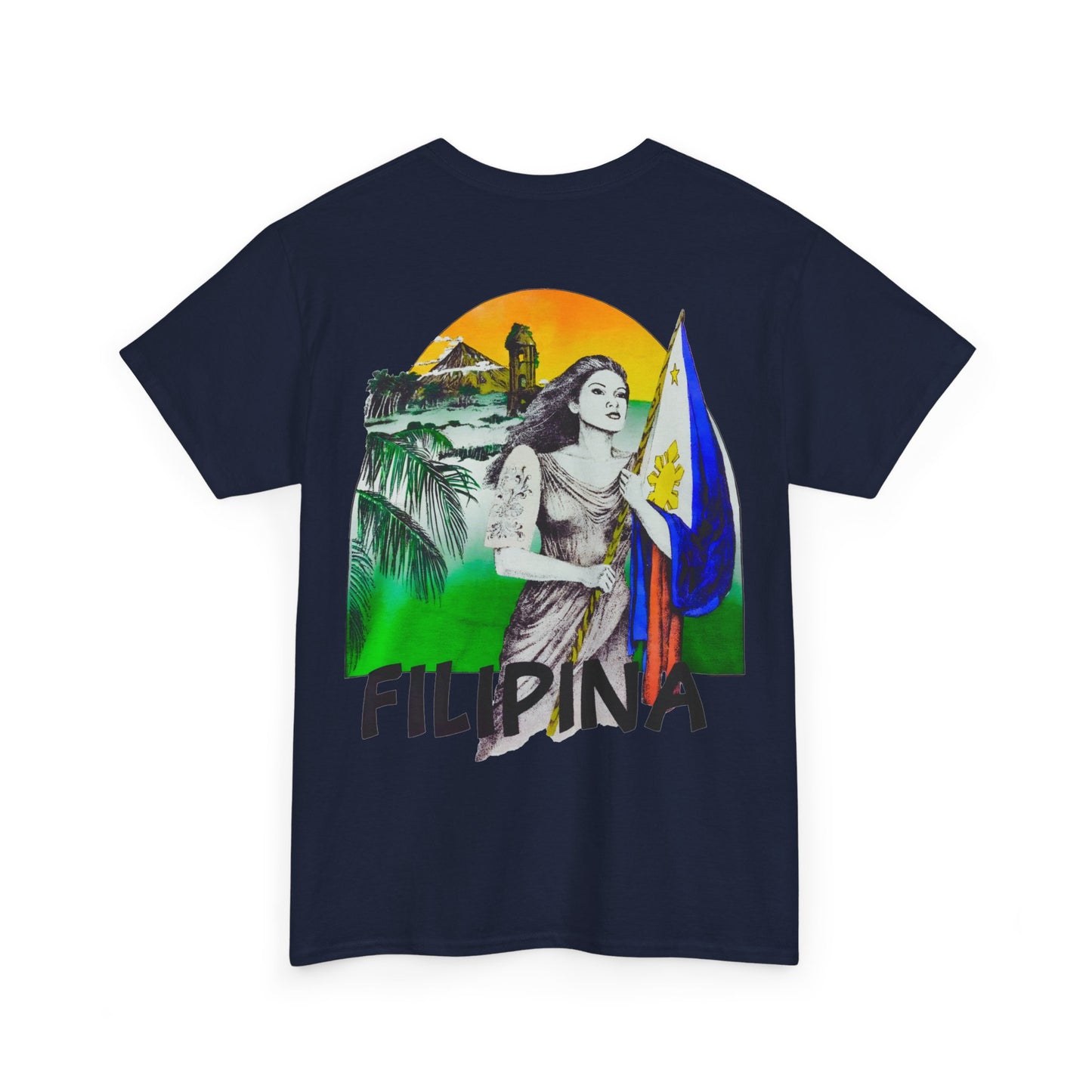 Filipino Strength Filipina Vintage Design 90s New Print Unisex Heavy Cotton Tee