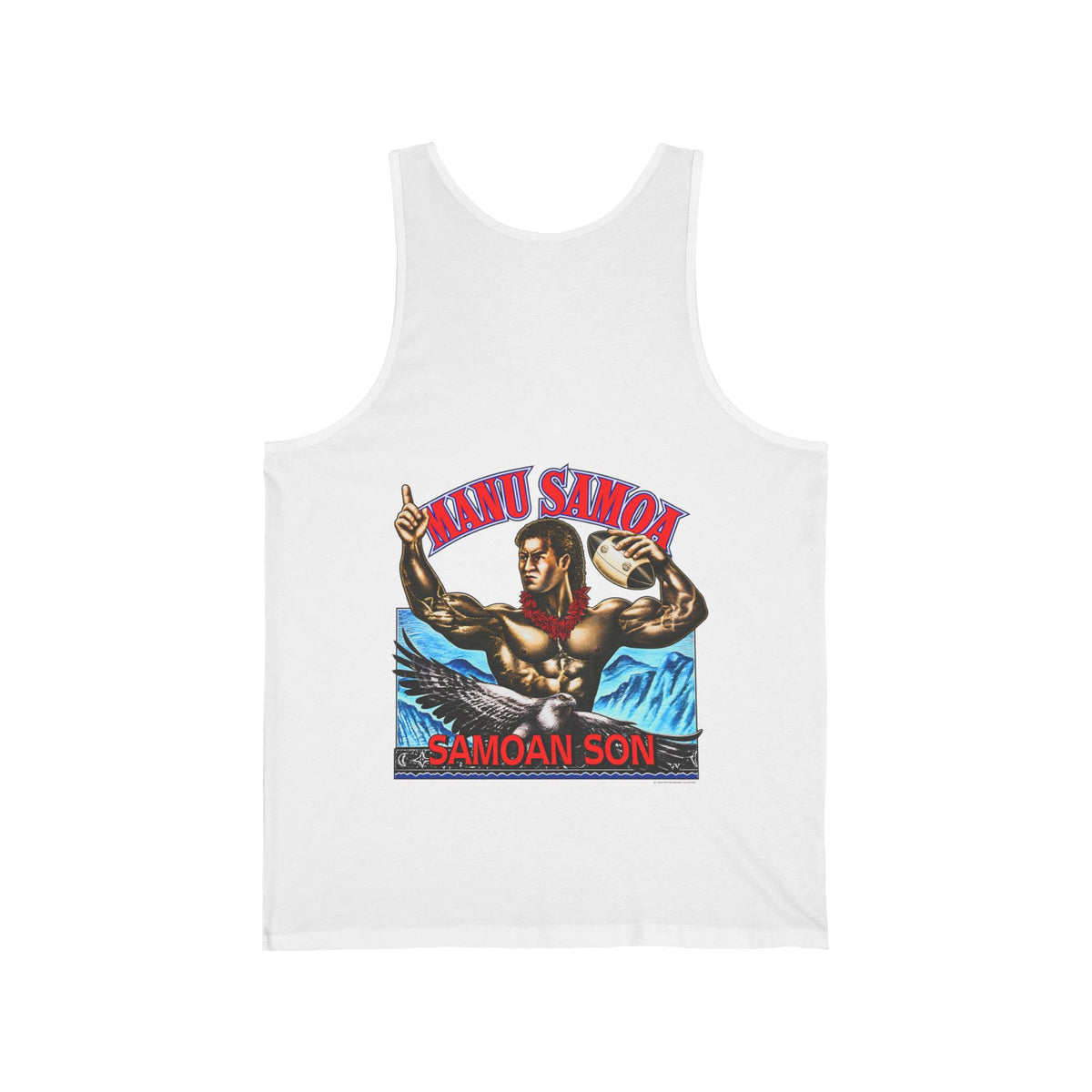 Samoan Strength Manu Samoa Samoan Son Unisex Jersey Tank
