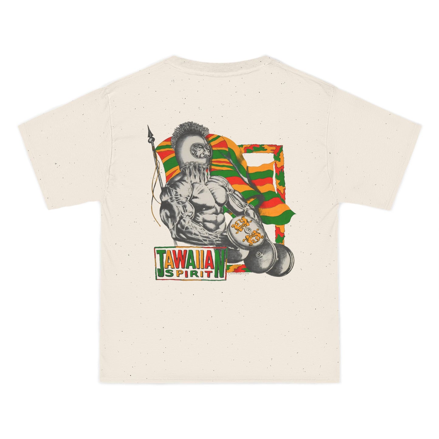 Jawaiian Strength Jawaiian Spirit Vintage Design 90s New Print Beefy-T®  Short-Sleeve T-Shirt
