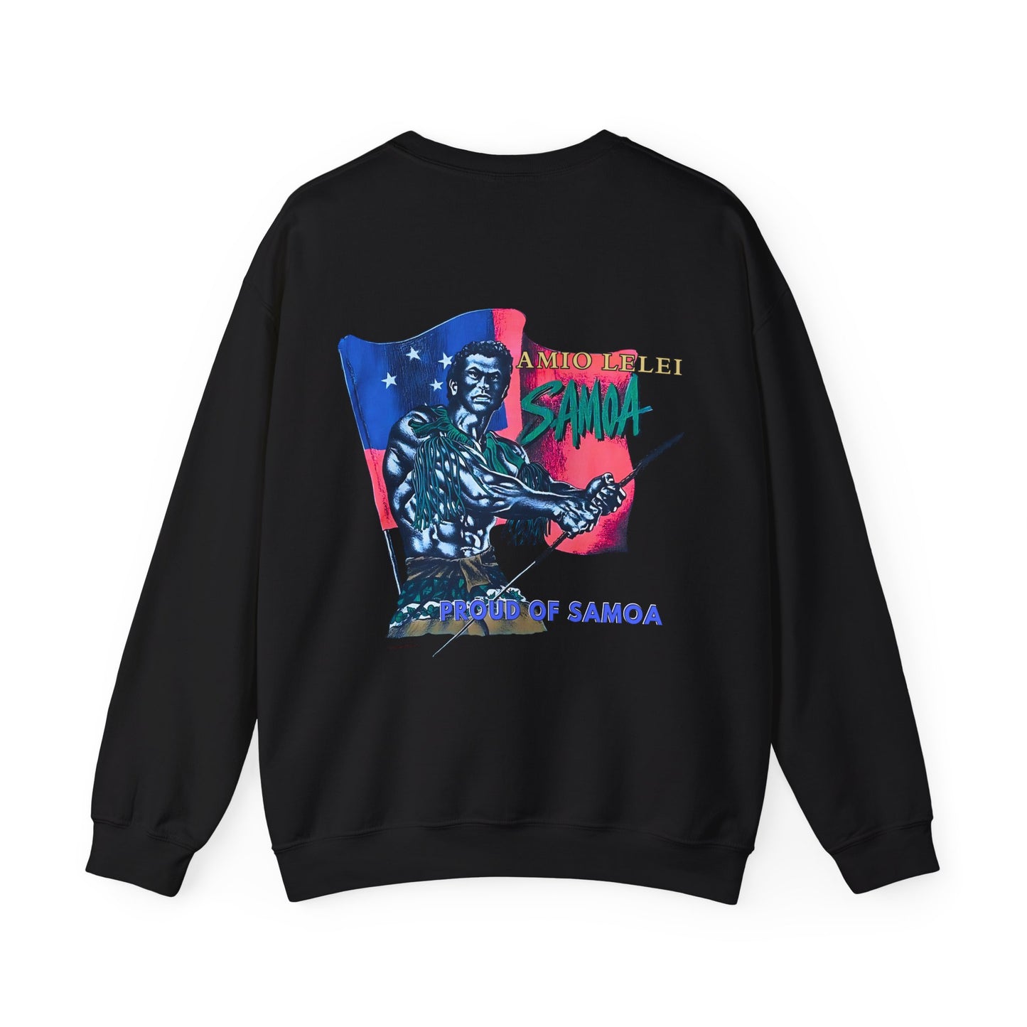 Samoan Strength Proud of Samoa Amio Lelei Vintage Design 90s New Print Unisex Heavy Blend™ Crewneck Sweatshirt