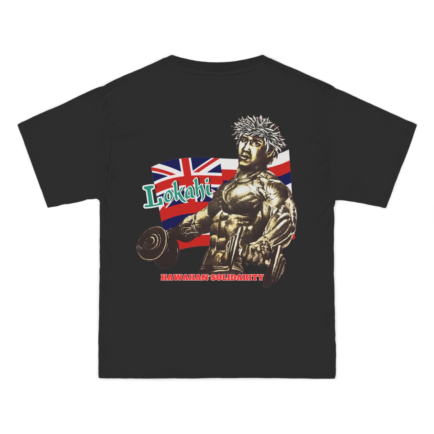 Hawaiian Strength Lokahi Hawaiian Solidarity Vintage Design 90s New Print Beefy-T®  Short-Sleeve T-Shirt