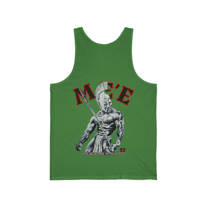 Hawaiian Strength Hawaiian Hero Me'e Vintage Design 90s New Print Unisex Jersey Tank
