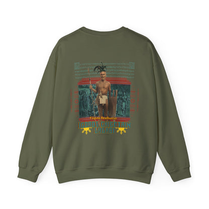 Filipino Strength Filipino Headhunter Igorot Chieftain Lalabi Unisex Heavy Blend™ Crewneck Sweatshirt