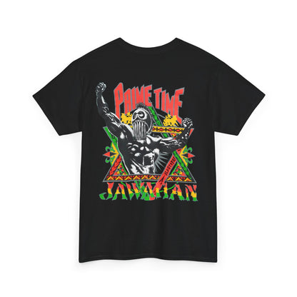 Jawaiian Strength Prime Time Jawaiian Vintage Design 90s New Print Unisex Heavy Cotton Tee