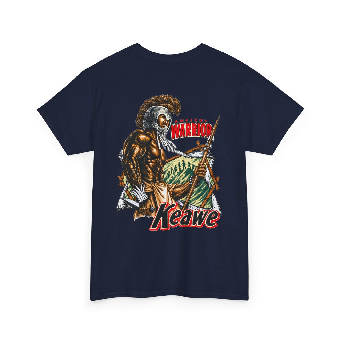 Hawaiian Strength Keawe Ancient Warrior Unisex Heavy Cotton Tee