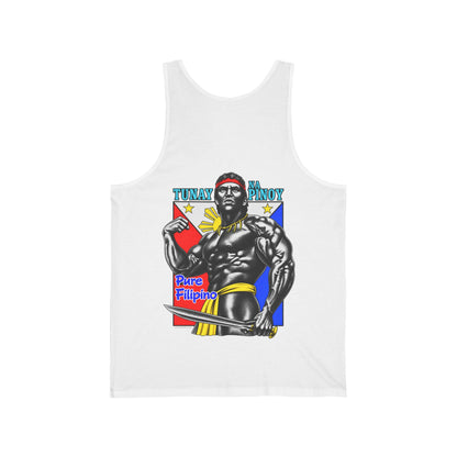 Filipino Strength Tunay na Pinoy Pure Filipino Unisex Jersey Tank