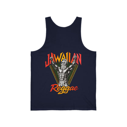 Jawaiian Strength Jawaiian Reggae Vintage Design 90s New Print Unisex Jersey Tank