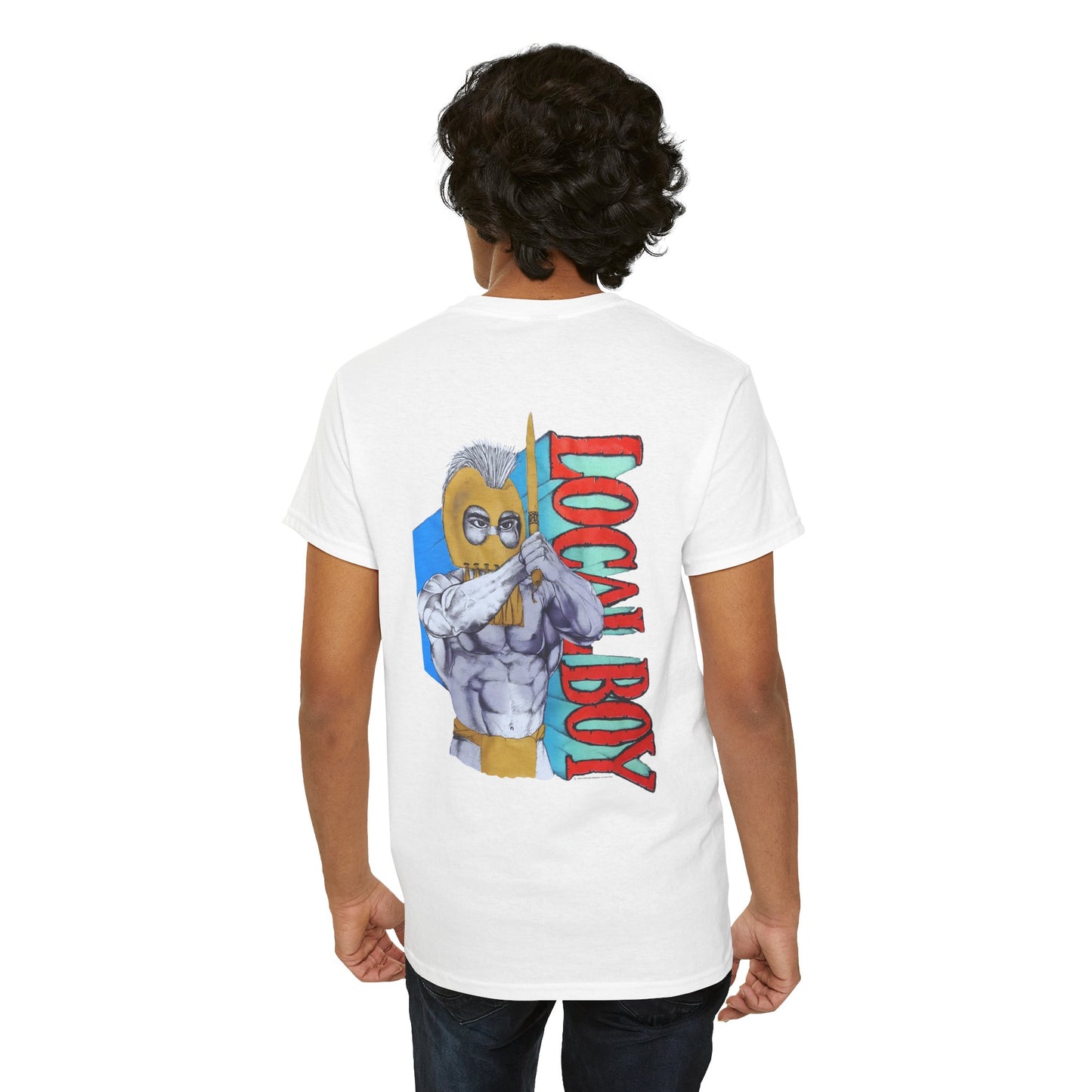 Hawaiian Strength Local Boy Vintage Design 90s New Print Unisex Heavy Cotton Tee