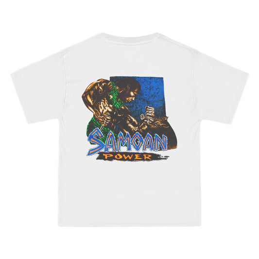 Samoan Strength Samoan Power Vintage Design 90s New Print Beefy-T®  Short-Sleeve T-Shirt