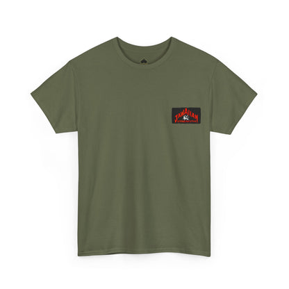 Jawaiian Strength Reggae Powerhouse Gym Vintage Design 90s New Print T-shirt Unisex Heavy Cotton Tee