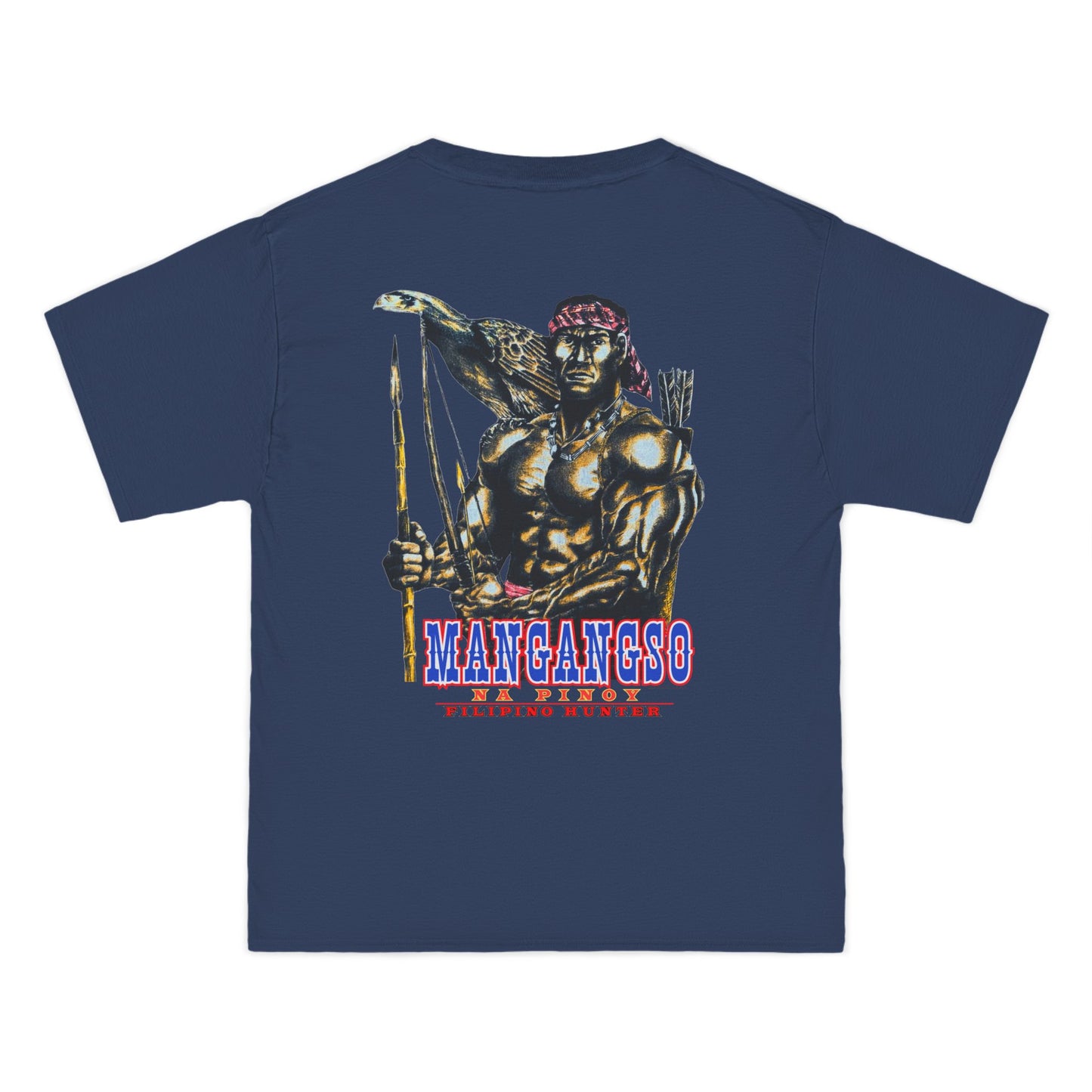 Filipino Strength Mangangso Na Pinoy Filipino Hunter Vintage Design 90s New Print Beefy-T®  Short-Sleeve T-Shirt