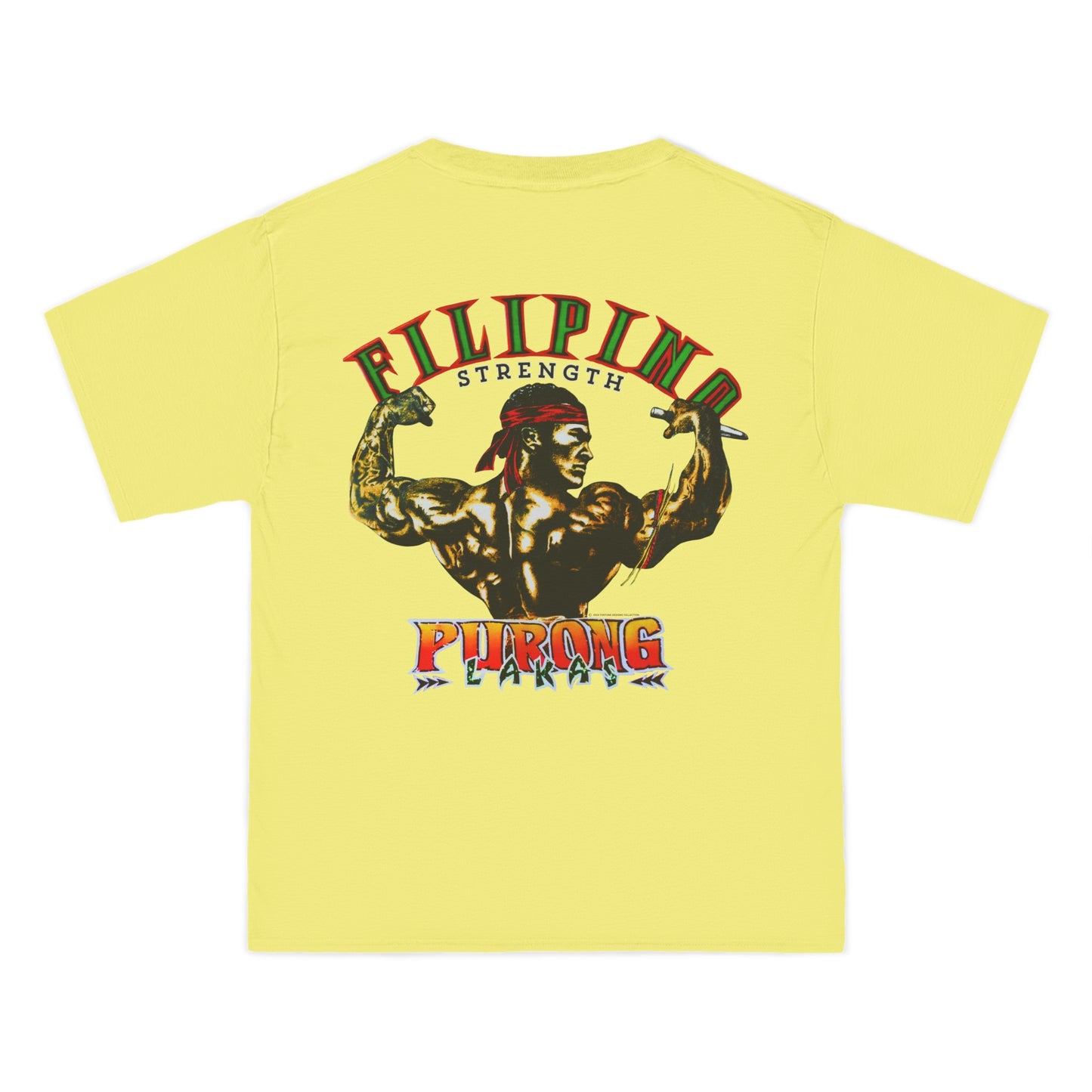 Filipino Strength Purong Lakas Vintage Design 90s New Print Unisex Jersey Tank Beefy-T®  Short-Sleeve T-Shirt