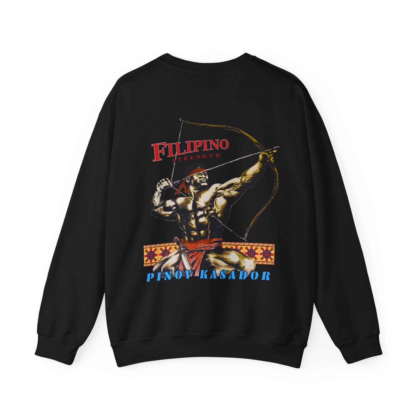 Filipino Strength Pinoy Kasador Filipino Strength Vintage Design 90s New Print Unisex Heavy Blend™ Crewneck Sweatshirt