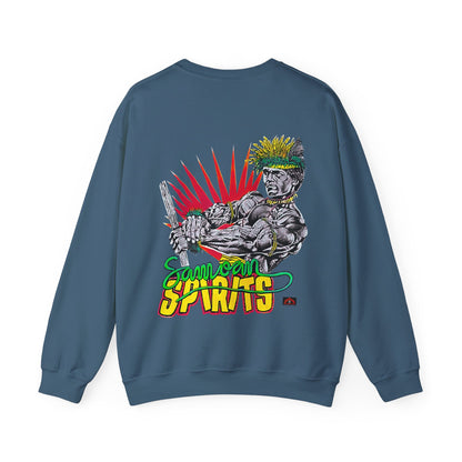 Samoan Strength Samoan Spirits Vintage 90s Design New Print Unisex Heavy Blend™ Crewneck Sweatshirt