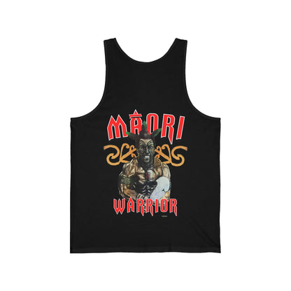 Local Strength Maori Warrior Vintage Design 90s New Print Unisex Jersey Tank