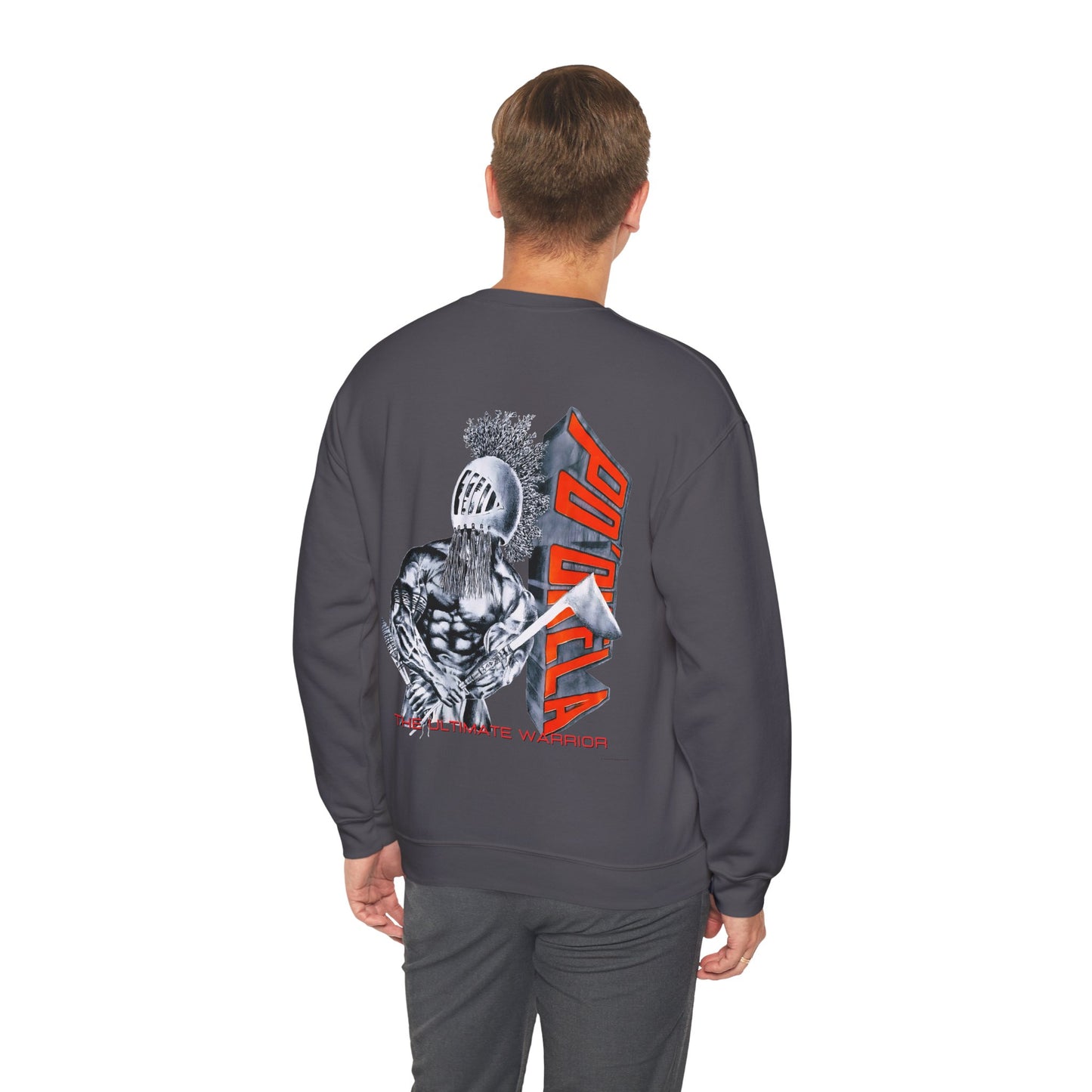 Hawaiian Strength Po'okela The Ultimate Warrior Vintage Design 90s New Print Unisex Heavy Blend™ Crewneck Sweatshirt