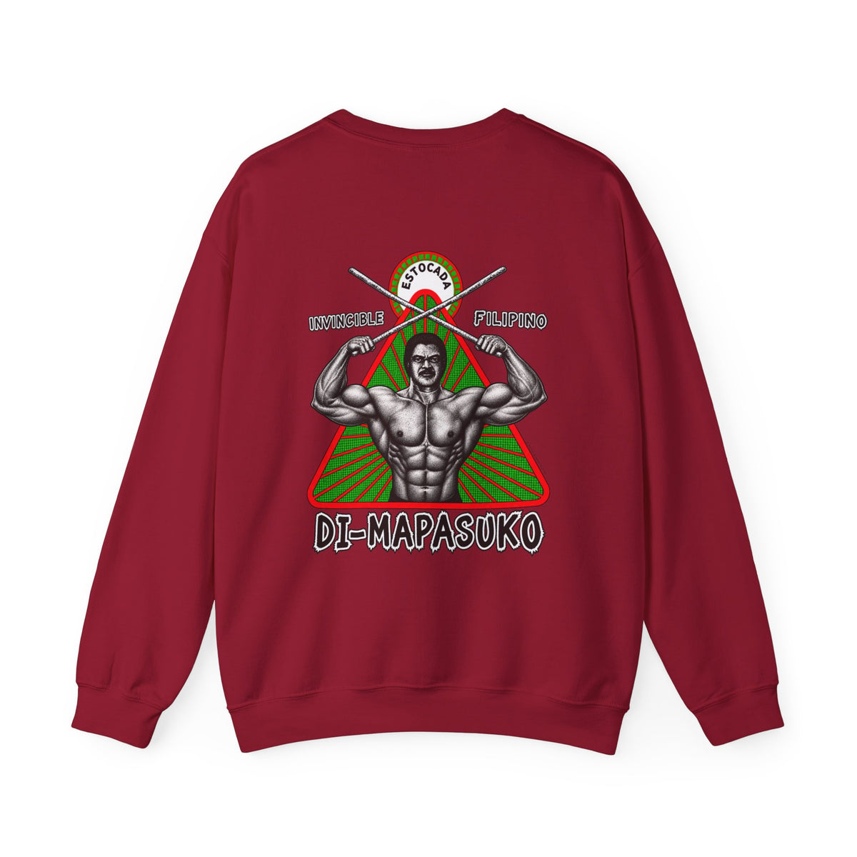 Filipino Strength Invincible Filipino Estocada Unisex Heavy Blend™ Crewneck Sweatshirt