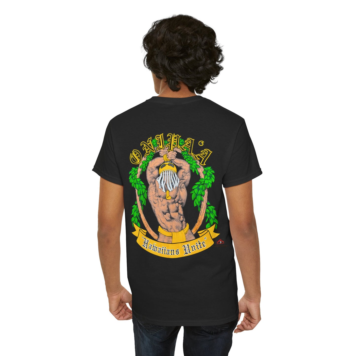 Hawaiian Strength Onipa'a Hawaiians Unite Vintage Design 90s New Print Unisex Heavy Cotton Tee