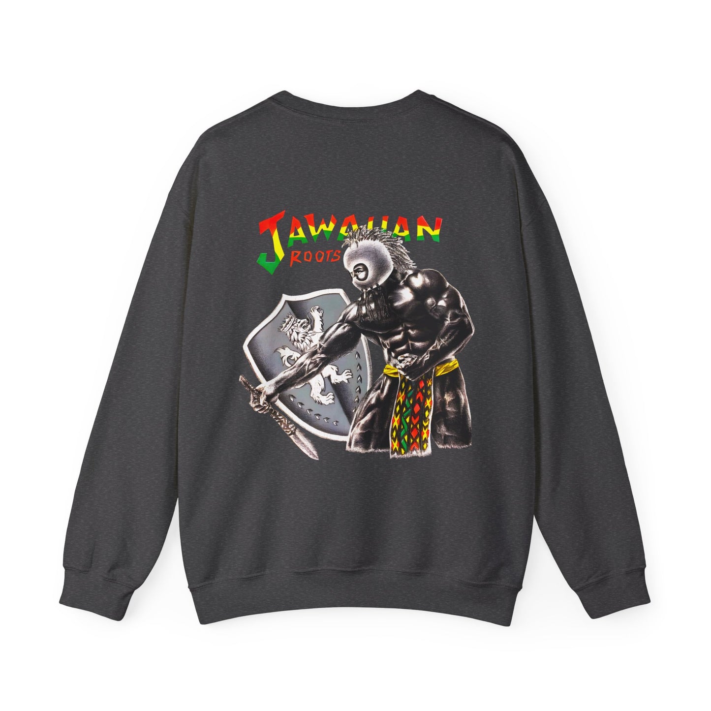 Jawaiian Strenght Jawaiian Roots Vintage Design 90s New Print Unisex Heavy Blend™ Crewneck Sweatshirt