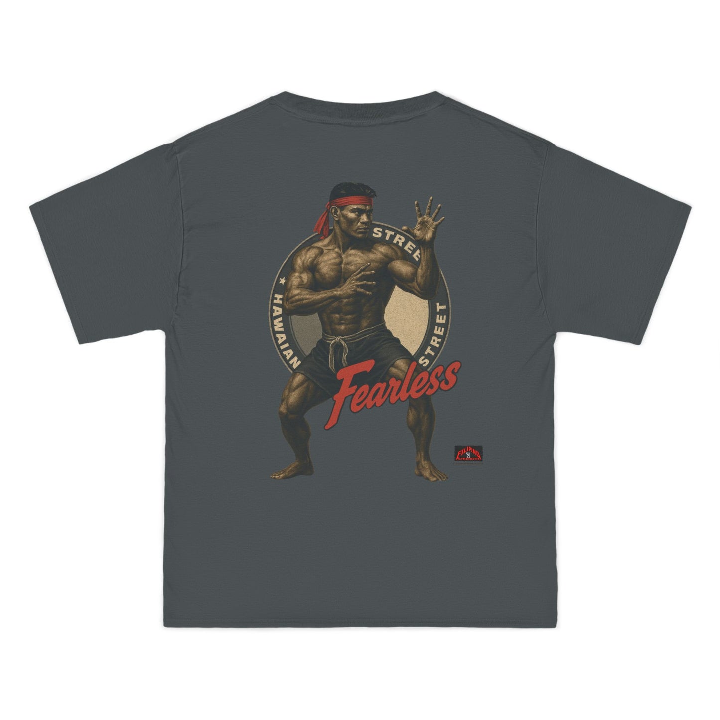 FIlipino Strength Fearless Hawaiian Street Vintage 90s Design New Print Beefy-T®  Short-Sleeve T-Shirt