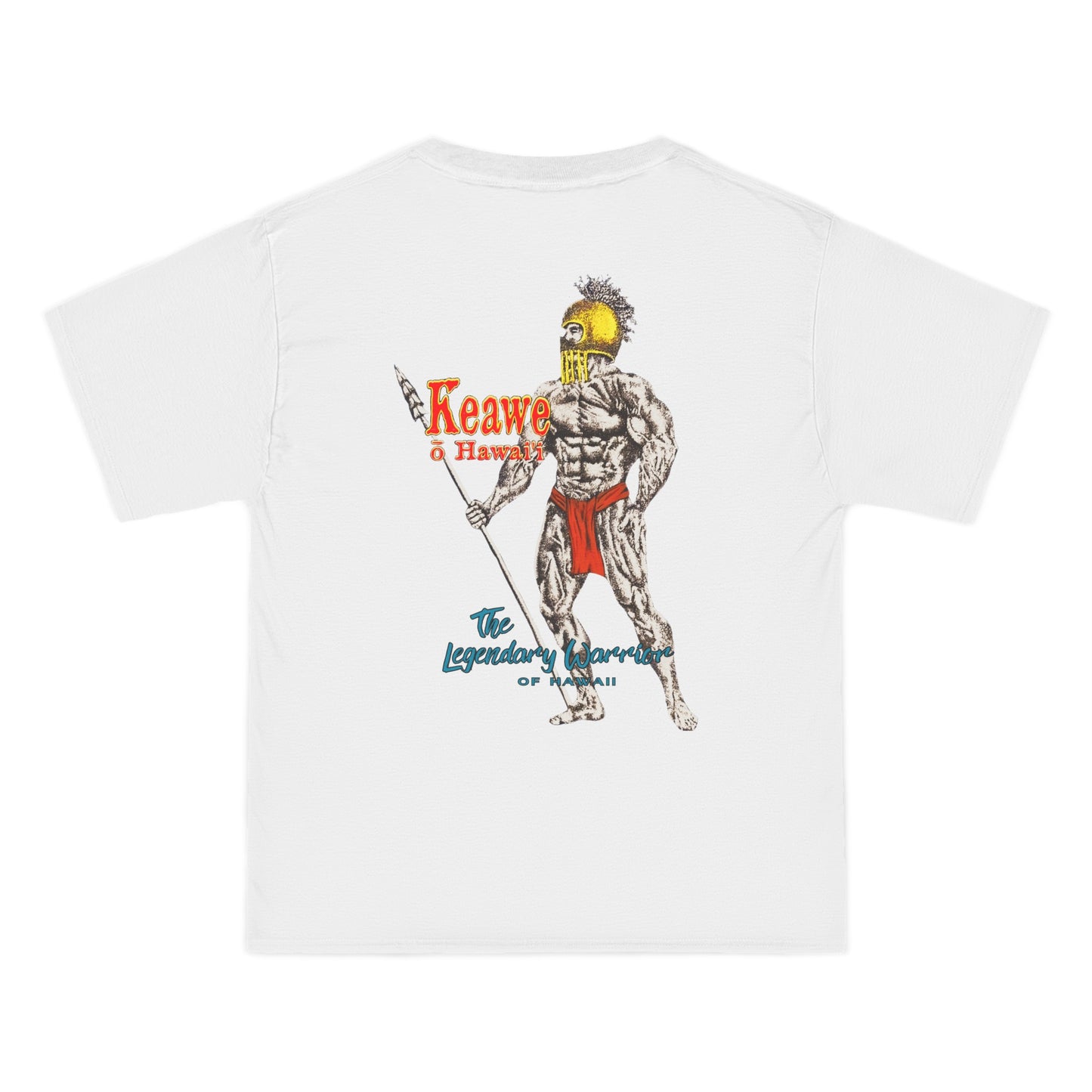 Hawaiian Strength Keawe o Hawaii The Legendary Warrior of Hawaii Vintage Designs 90s New Print Beefy-T®  Short-Sleeve T-Shirt