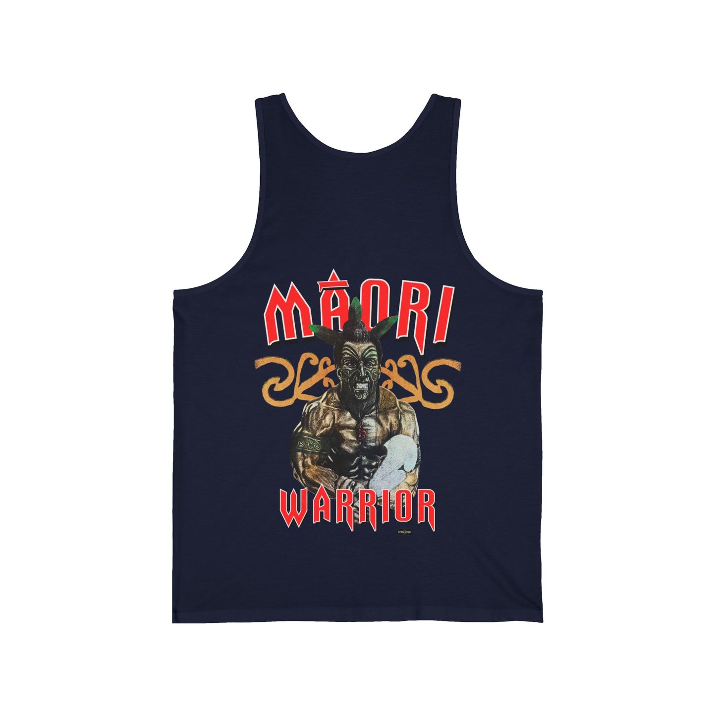 Local Strength Maori Warrior Vintage Design 90s New Print Unisex Jersey Tank