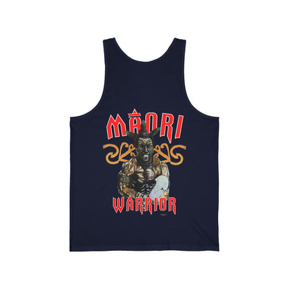 Local Strength Maori Warrior Vintage Design 90s New Print Unisex Jersey Tank